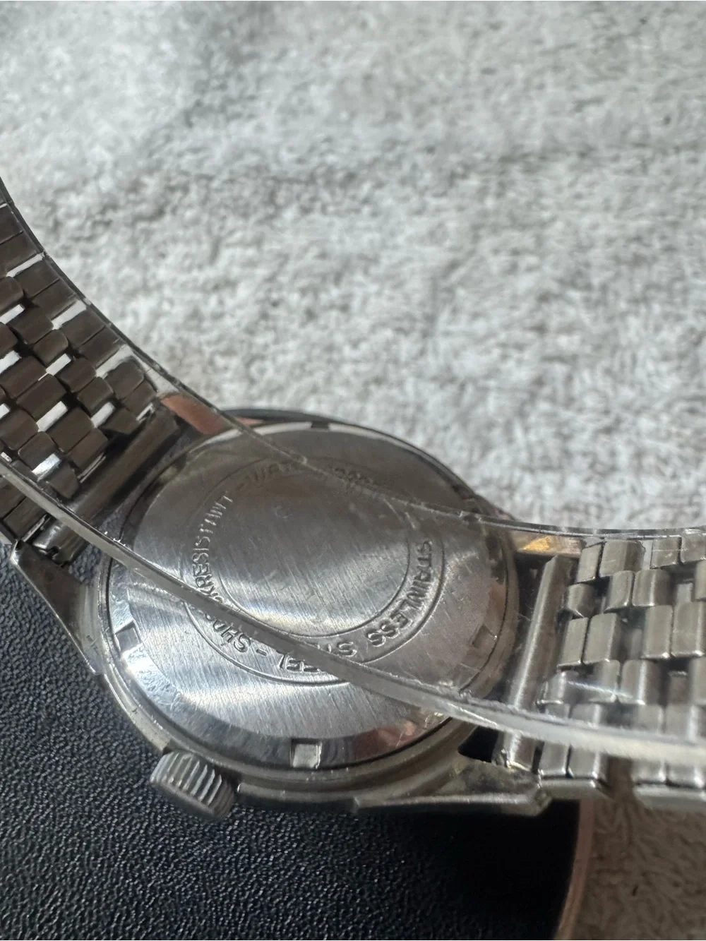 Men's Silver Dial Mechanical Watch - Silver Bracelet